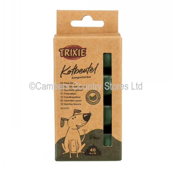 Trixie Dog Dirt Bags Compostable 4 Rolls Cambers Country Store